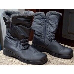 Winter Boot Faux Fur Lining Judith Sport Joanne Black Women's US Size 10M Notes